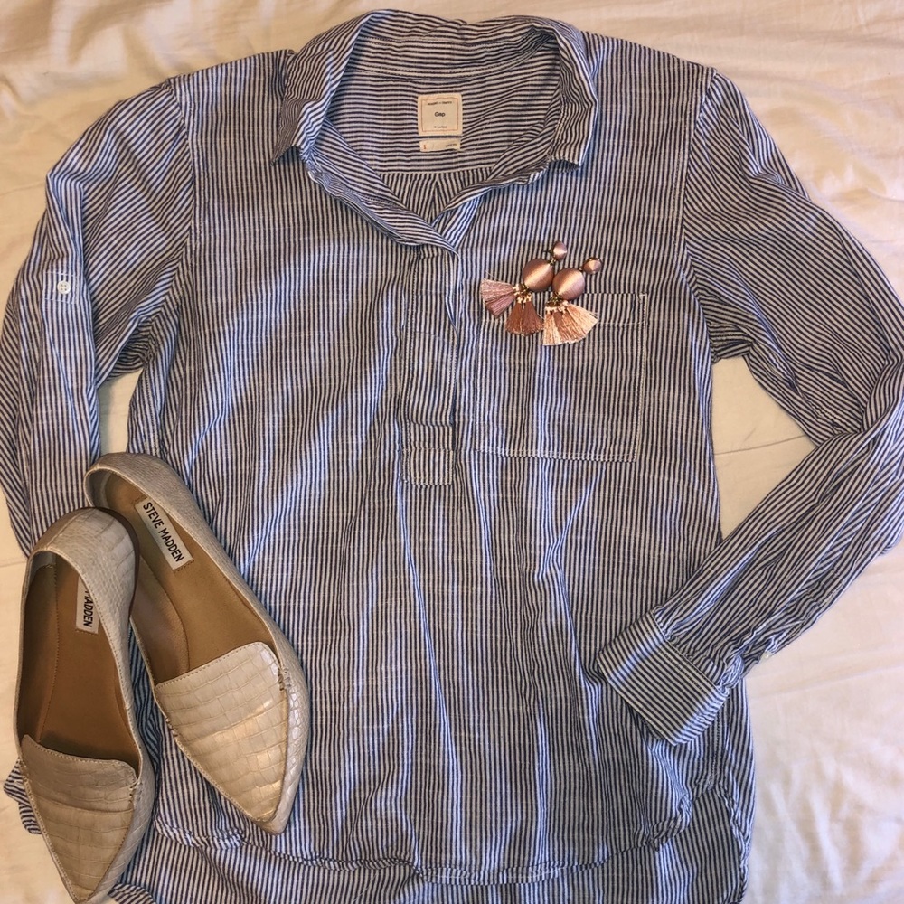 Gap Collared V-Neck